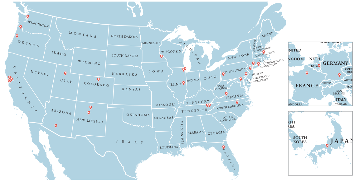 Users are collaborators of Flux are quickly expanding around the world.